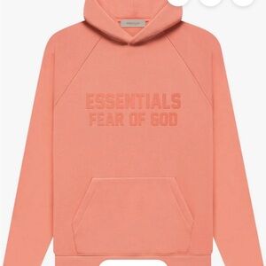 BNWT essentials, fear of God Men's Coral Hoodie size Large